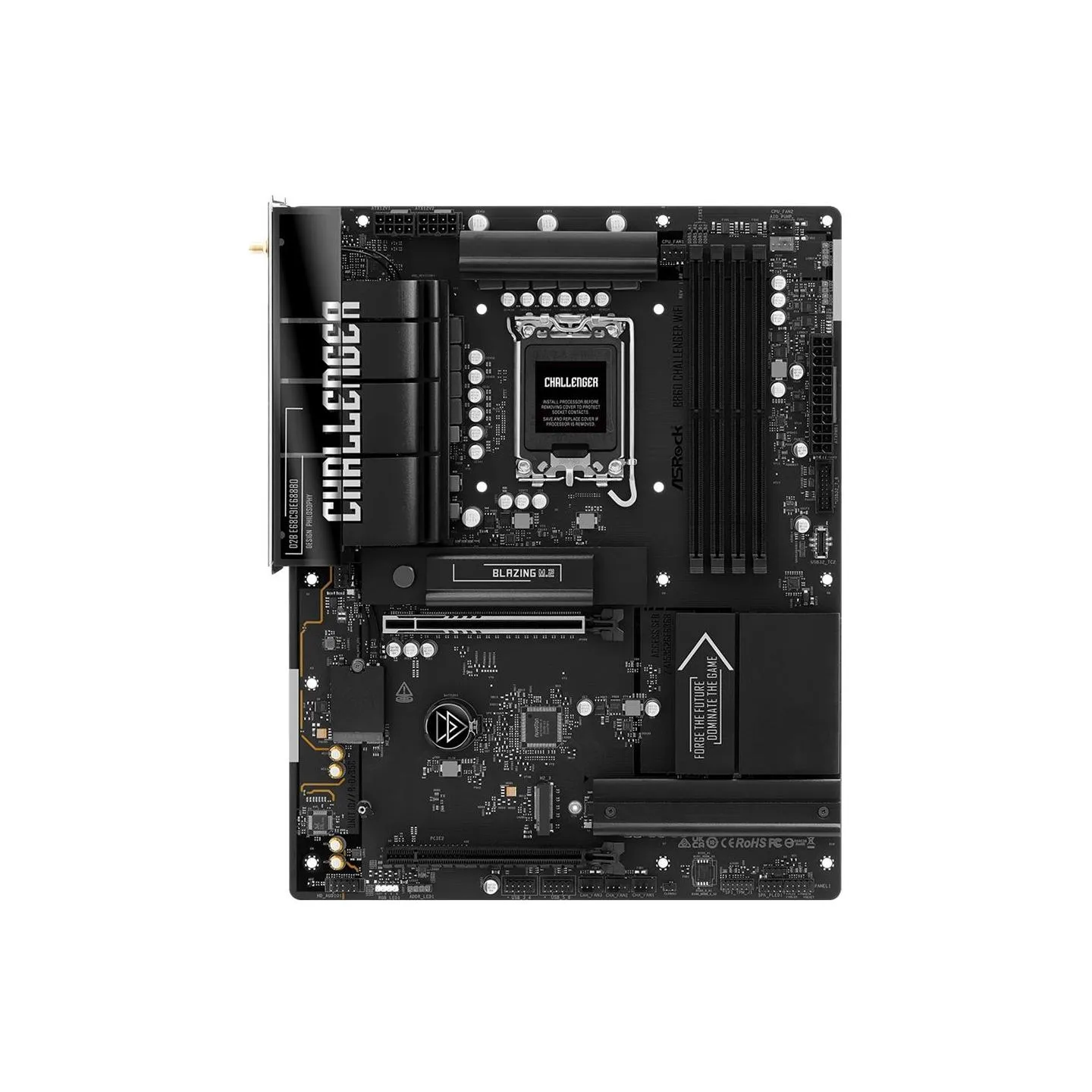 Asrock Mainboard|ASROCK|Intel B860|LGA 1851 (Socket V1)|ATX|RAM DDR5-SDRAM|4xSlots|Wi-Fi Yes|Bluetooth Yes|1xNumber of M.2 (M) s