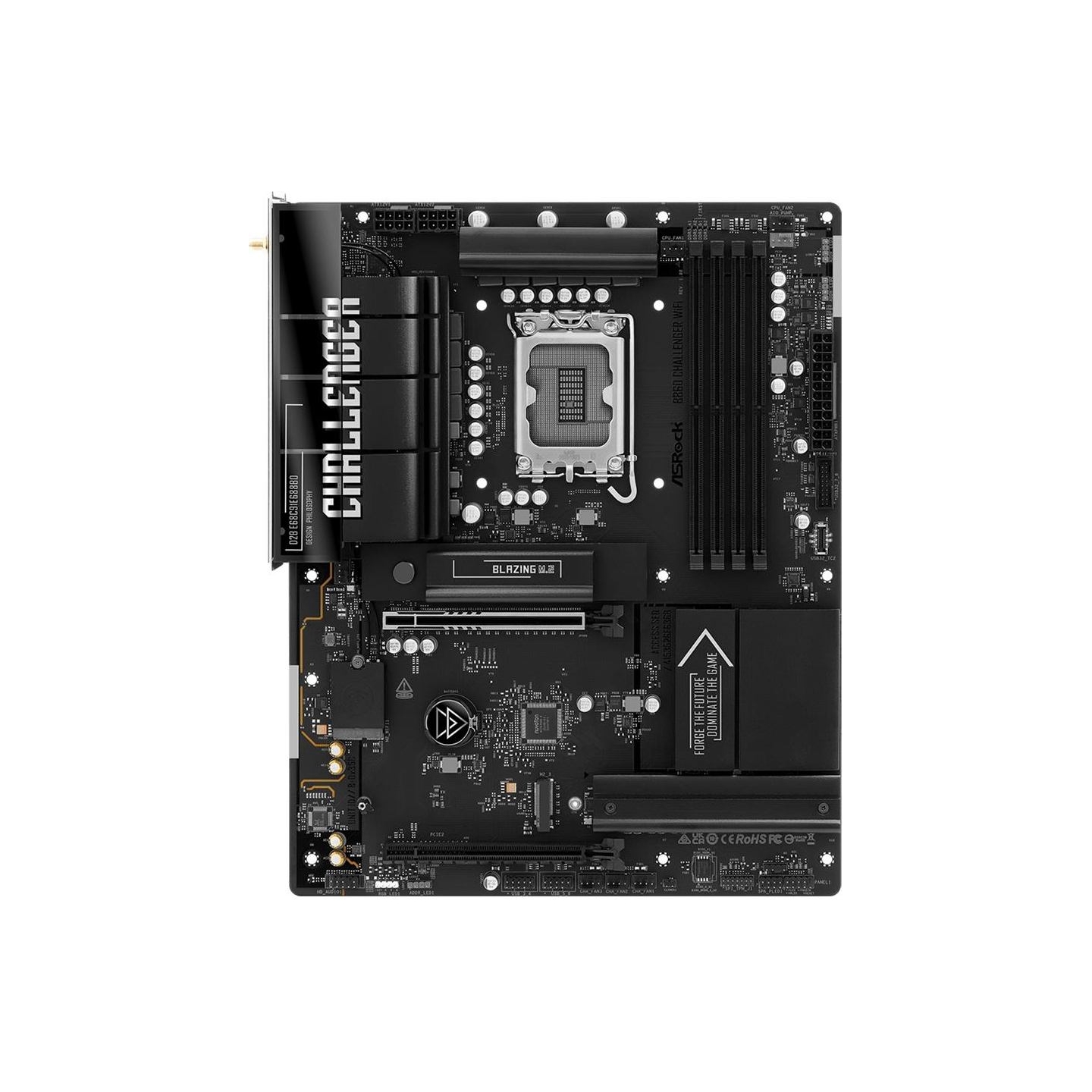 Asrock Mainboard|ASROCK|Intel B860|LGA 1851 (Socket V1)|ATX|RAM DDR5-SDRAM|4xSlots|Wi-Fi Yes|Bluetooth Yes|1xNumber of M.2 (M) s