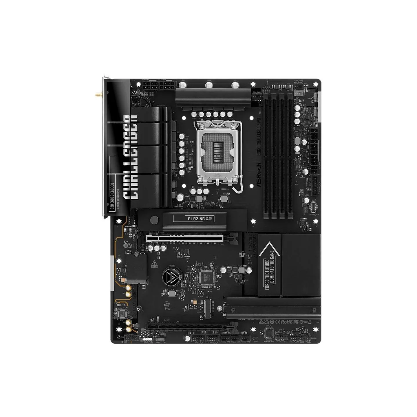 Asrock Mainboard|ASROCK|Intel B860|LGA 1851 (Socket V1)|ATX|RAM DDR5-SDRAM|4xSlots|Wi-Fi Yes|Bluetooth Yes|1xNumber of M.2 (M) s