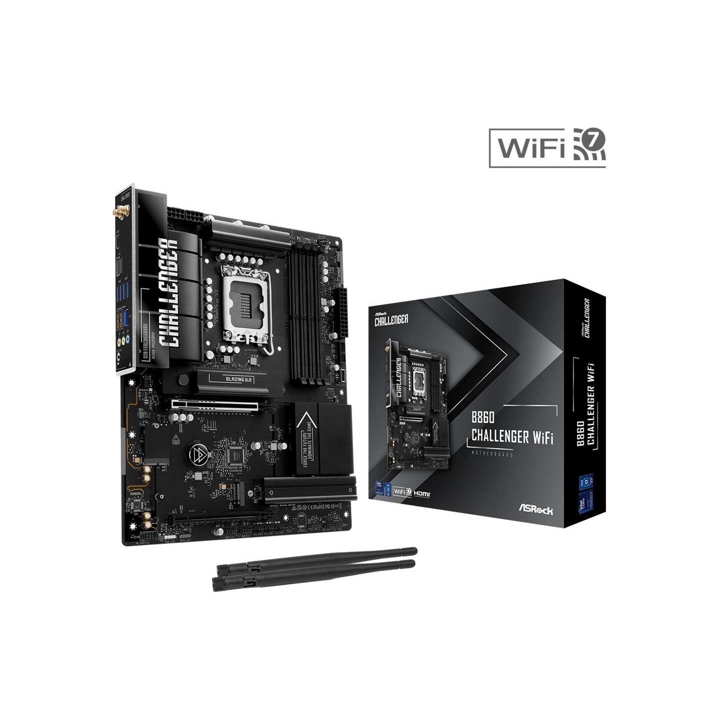 Asrock Mainboard|ASROCK|Intel B860|LGA 1851 (Socket V1)|ATX|RAM DDR5-SDRAM|4xSlots|Wi-Fi Yes|Bluetooth Yes|1xNumber of M.2 (M) s