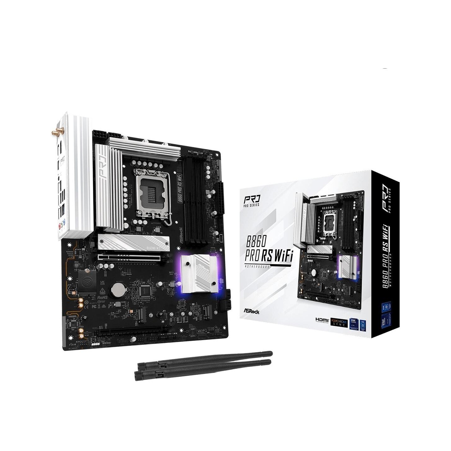 Asrock Mainboard|ASROCK|Memory DDR5|Memory slots 4|1xPCI-Express 4.0 16x|1xPCI-Express 5.0 16x|1xM.2|1xHDMI|1xDisplayPort|1xAudi