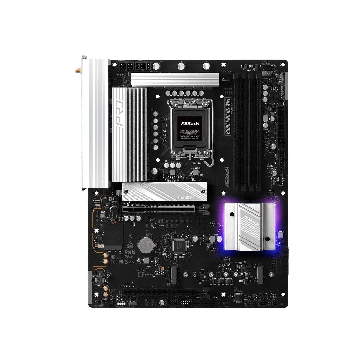 Asrock Mainboard|ASROCK|Memory DDR5|Memory slots 4|1xPCI-Express 4.0 16x|1xPCI-Express 5.0 16x|1xM.2|1xHDMI|1xDisplayPort|1xAudi