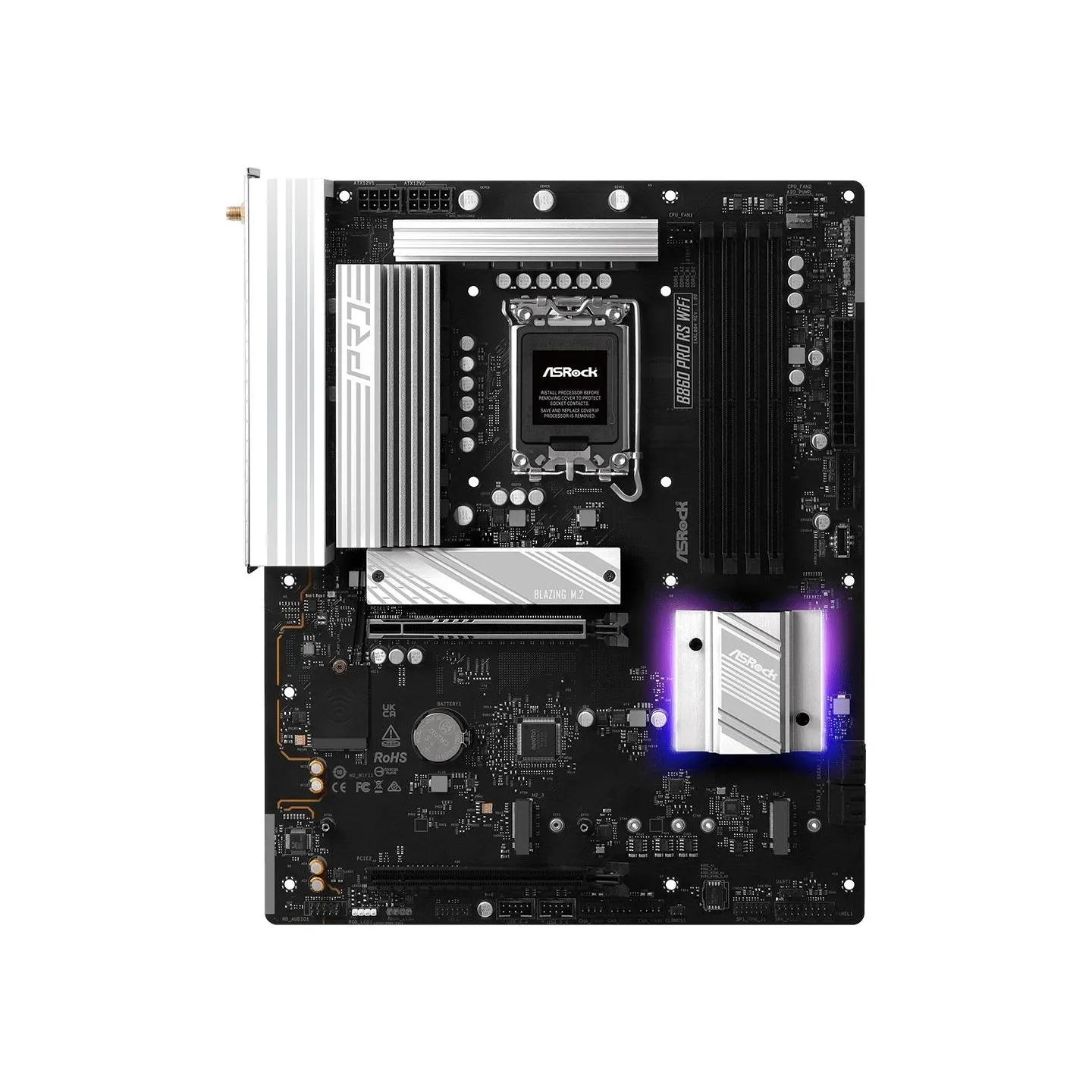 Asrock Mainboard|ASROCK|Memory DDR5|Memory slots 4|1xPCI-Express 4.0 16x|1xPCI-Express 5.0 16x|1xM.2|1xHDMI|1xDisplayPort|1xAudi