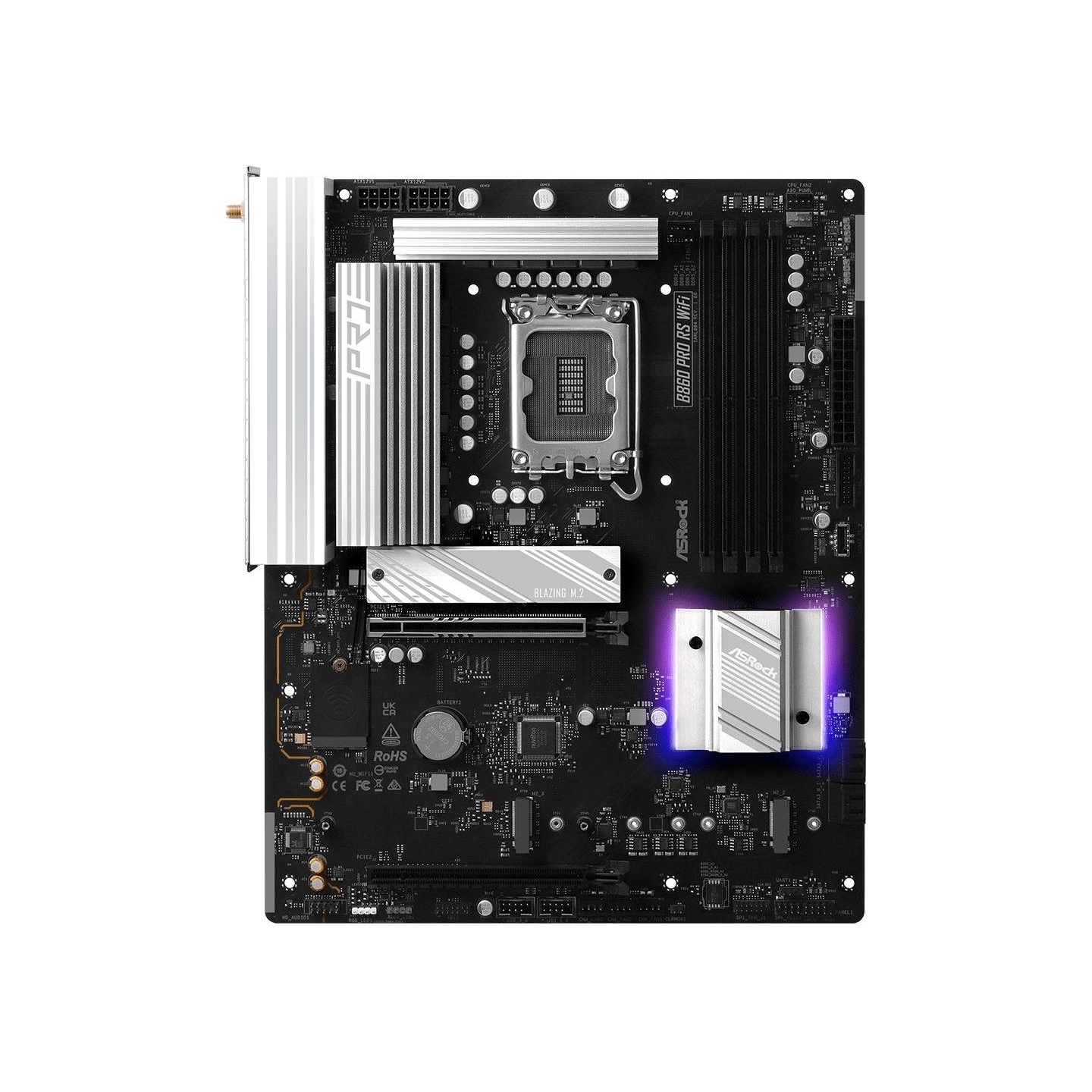 Asrock Mainboard|ASROCK|Memory DDR5|Memory slots 4|1xPCI-Express 4.0 16x|1xPCI-Express 5.0 16x|1xM.2|1xHDMI|1xDisplayPort|1xAudi