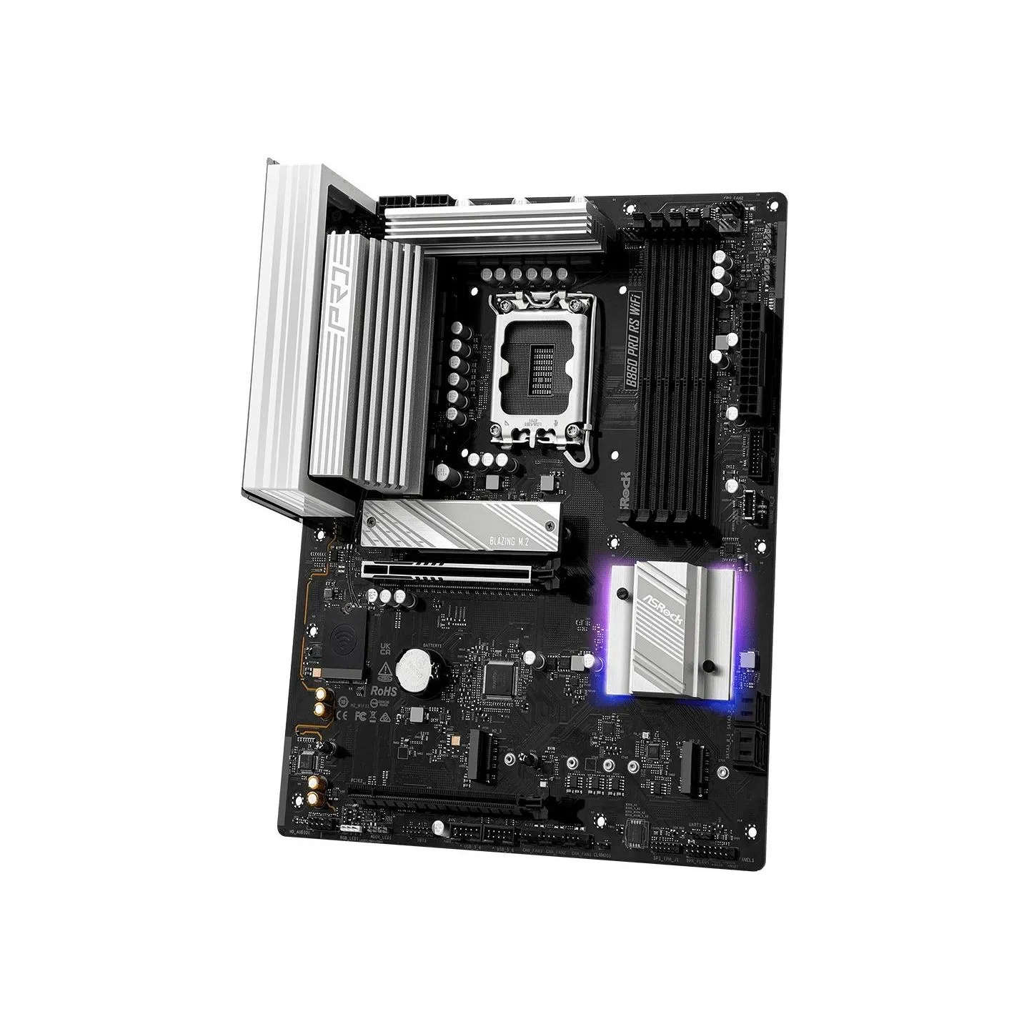 Asrock Mainboard|ASROCK|Memory DDR5|Memory slots 4|1xPCI-Express 4.0 16x|1xPCI-Express 5.0 16x|1xM.2|1xHDMI|1xDisplayPort|1xAudi