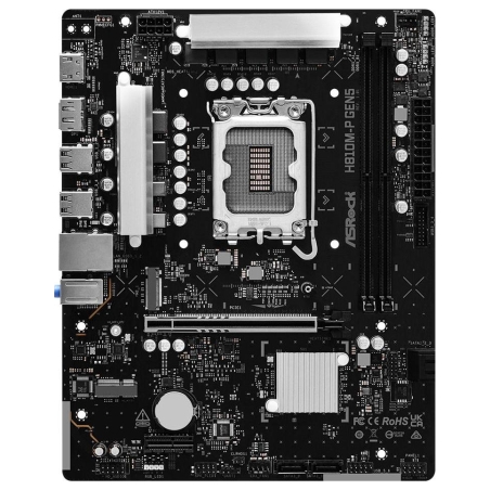 Asrock Mainboard|ASROCK|Intel H810|LGA 1851 (Socket V1)|micro ATX|RAM DDR5-SDRAM|2xSlots|1xNumber of M.2 (M) slots|H810M-PGEN5