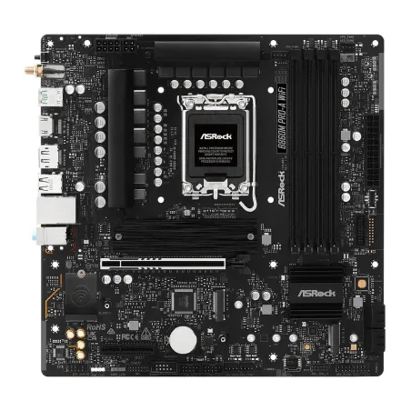 Asrock Mainboard|ASROCK|Intel B860 Express|LGA1851|Micro-ATX|Memory DDR5|Memory slots 4|B860MPRO-AWIFI
