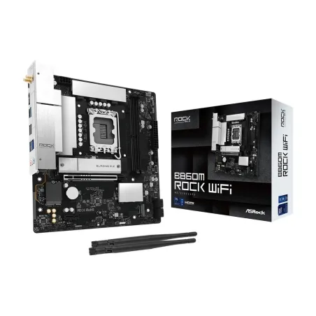 Asrock Mainboard|ASROCK|Intel B860|LGA 1851 (Socket V1)|micro ATX|RAM DDR5-SDRAM|2xSlots|Wi-Fi Yes|Bluetooth Yes|1xNumber of M.2