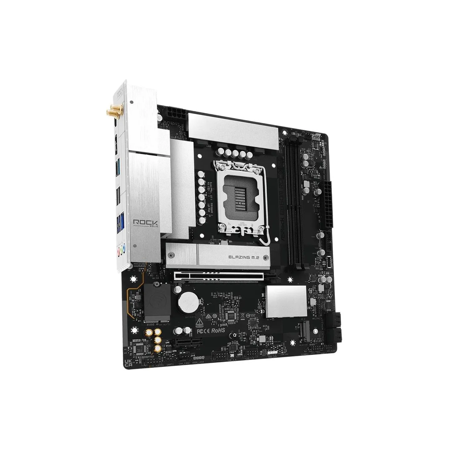 Asrock Mainboard|ASROCK|Intel B860|LGA 1851 (Socket V1)|micro ATX|RAM DDR5-SDRAM|2xSlots|Wi-Fi Yes|Bluetooth Yes|1xNumber of M.2