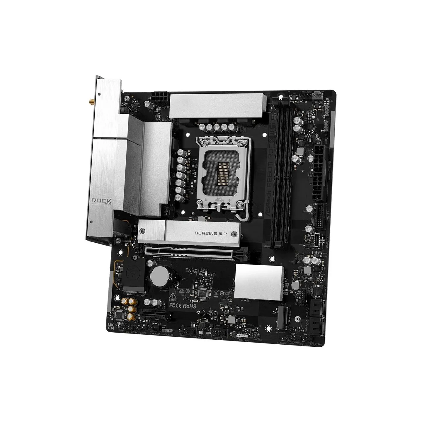 Asrock Mainboard|ASROCK|Intel B860|LGA 1851 (Socket V1)|micro ATX|RAM DDR5-SDRAM|2xSlots|Wi-Fi Yes|Bluetooth Yes|1xNumber of M.2