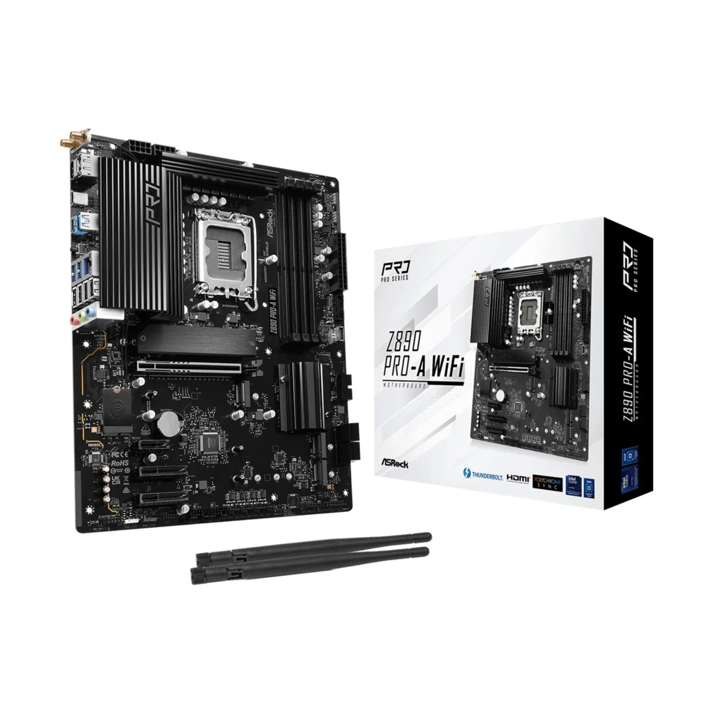 Asrock Mainboard|ASROCK|Intel Z890|LGA1851|ATX|Memory DDR5|Memory slots 4|Z890PRO-AWIFI