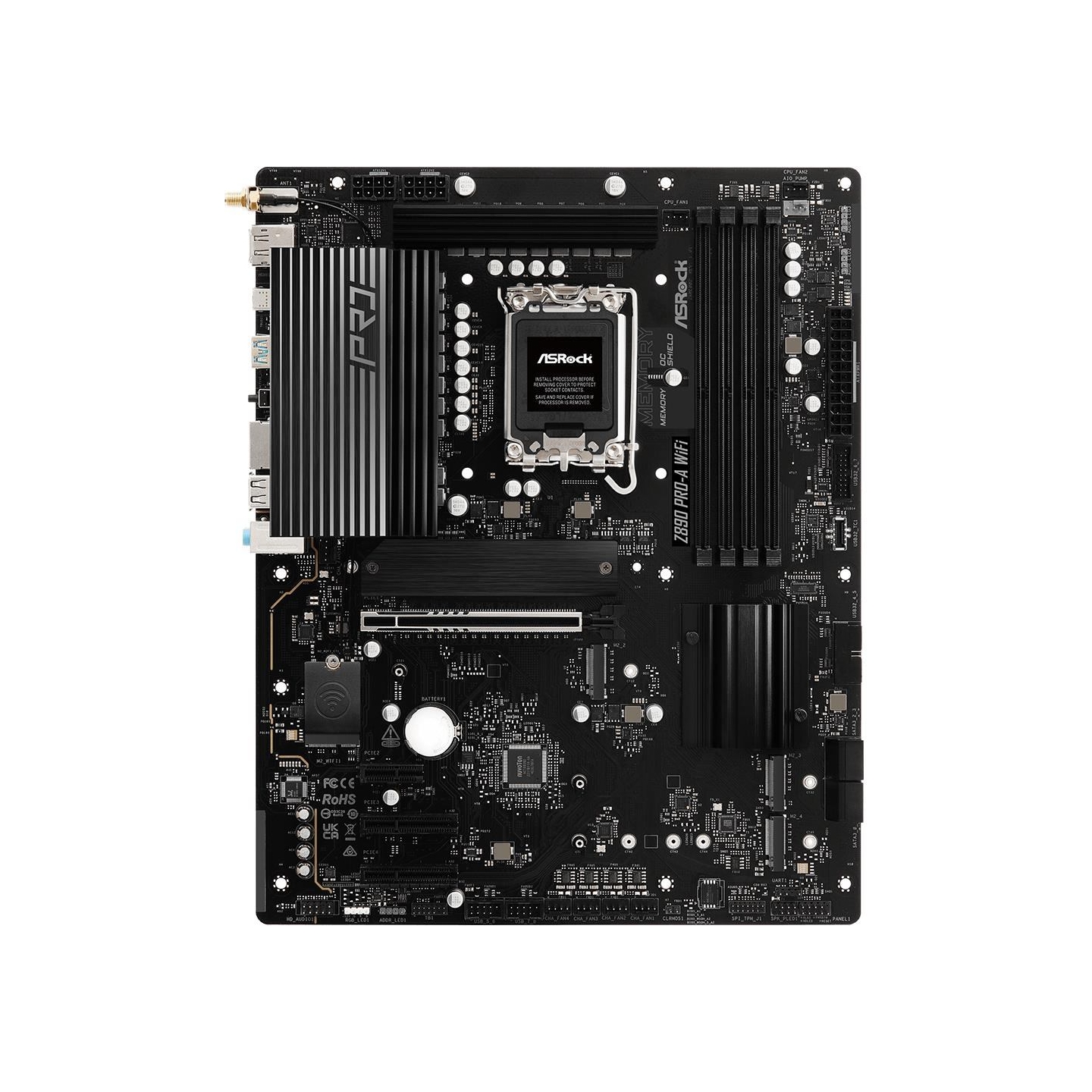 Asrock Mainboard|ASROCK|Intel Z890|LGA1851|ATX|Memory DDR5|Memory slots 4|Z890PRO-AWIFI