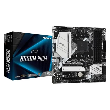 Asrock Mainboard|ASROCK|AMD B550|SAM4|MicroATX|1xPCI-Express 3.0 1x|1xPCI-Express 3.0 16x|1xM.2|1xPCI-Express 4.0 16x|Memory DDR