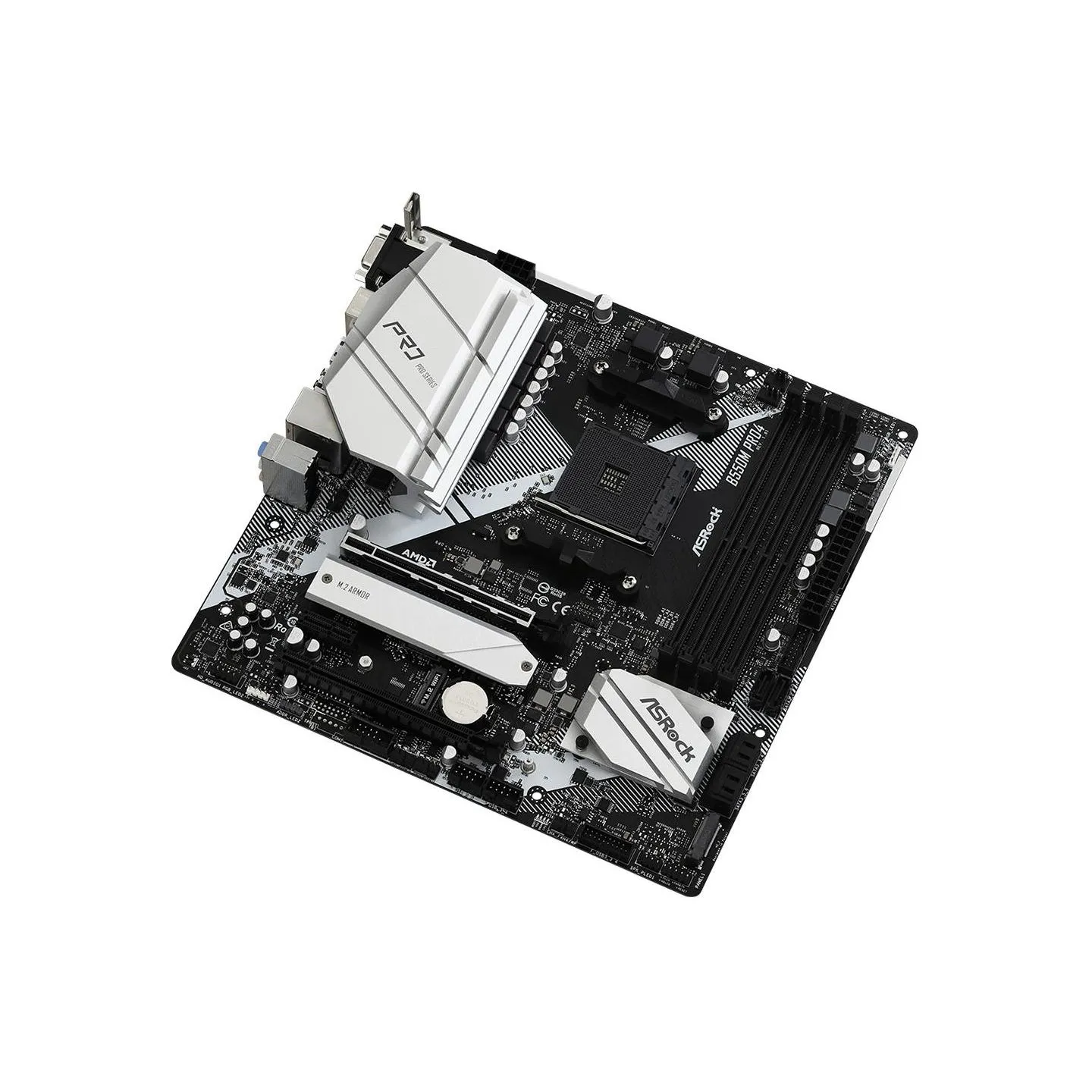 Asrock Mainboard|ASROCK|AMD B550|SAM4|MicroATX|1xPCI-Express 3.0 1x|1xPCI-Express 3.0 16x|1xM.2|1xPCI-Express 4.0 16x|Memory DDR