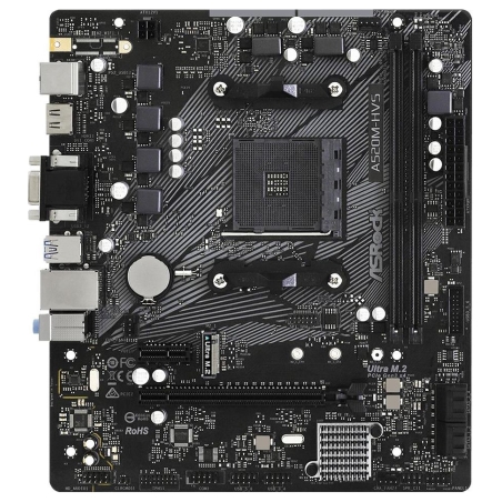 Asrock Mainboard|ASROCK|AMD A520|SAM4|Micro-ATX|Memory DDR4|Memory slots 2|1xPCI-Express 3.0 1x|1xPCI-Express 3.0 16x|1xM.2|1x15