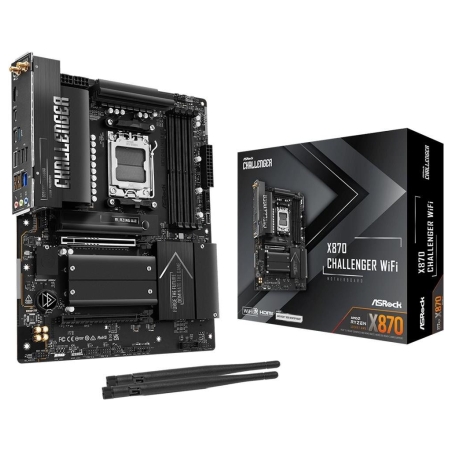 Asrock Mainboard|ASROCK|AMD X870|Socket AM5|ATX|RAM DDR5-SDRAM|4xSlots|Wi-Fi Yes|Bluetooth Yes|1xNumber of M.2 (M) slots|X870CHA