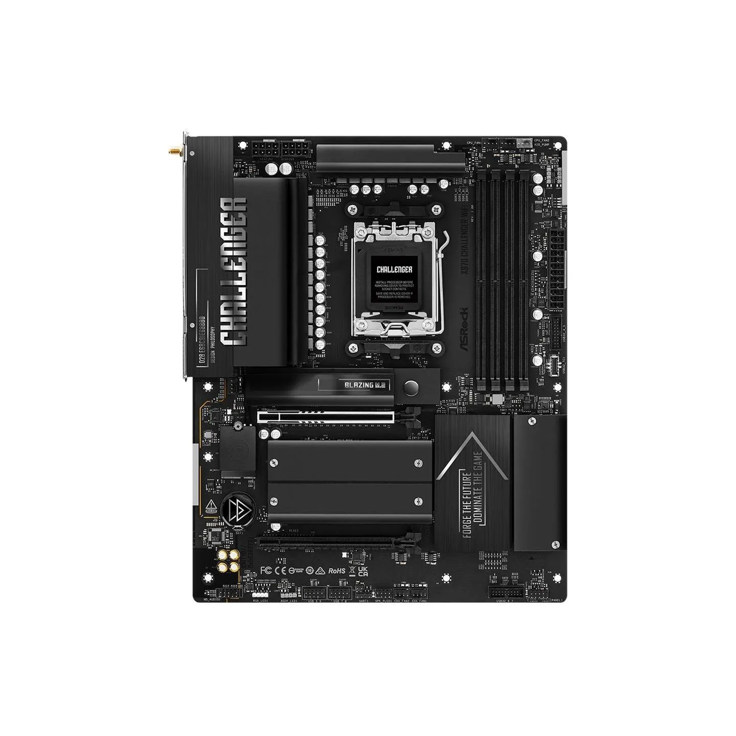 Asrock Mainboard|ASROCK|AMD X870|Socket AM5|ATX|RAM DDR5-SDRAM|4xSlots|Wi-Fi Yes|Bluetooth Yes|1xNumber of M.2 (M) slots|X870CHA