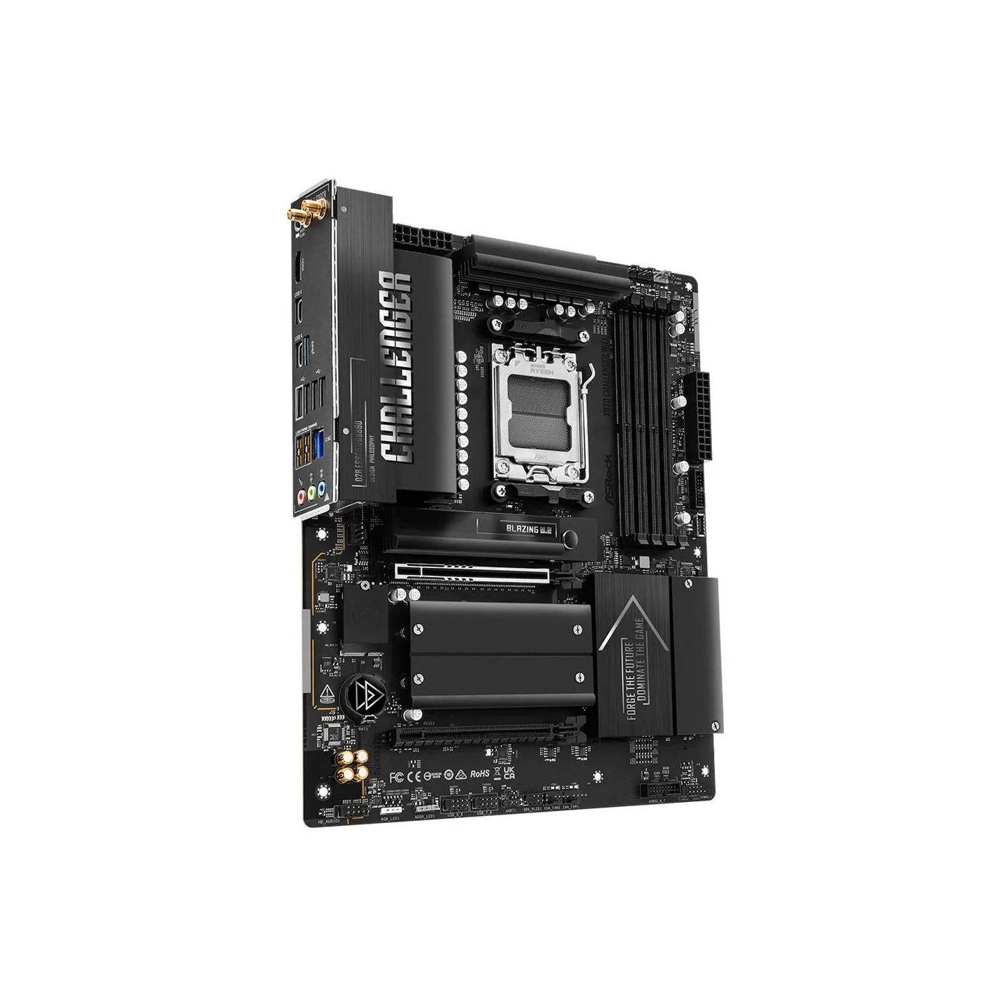 Asrock Mainboard|ASROCK|AMD X870|Socket AM5|ATX|RAM DDR5-SDRAM|4xSlots|Wi-Fi Yes|Bluetooth Yes|1xNumber of M.2 (M) slots|X870CHA