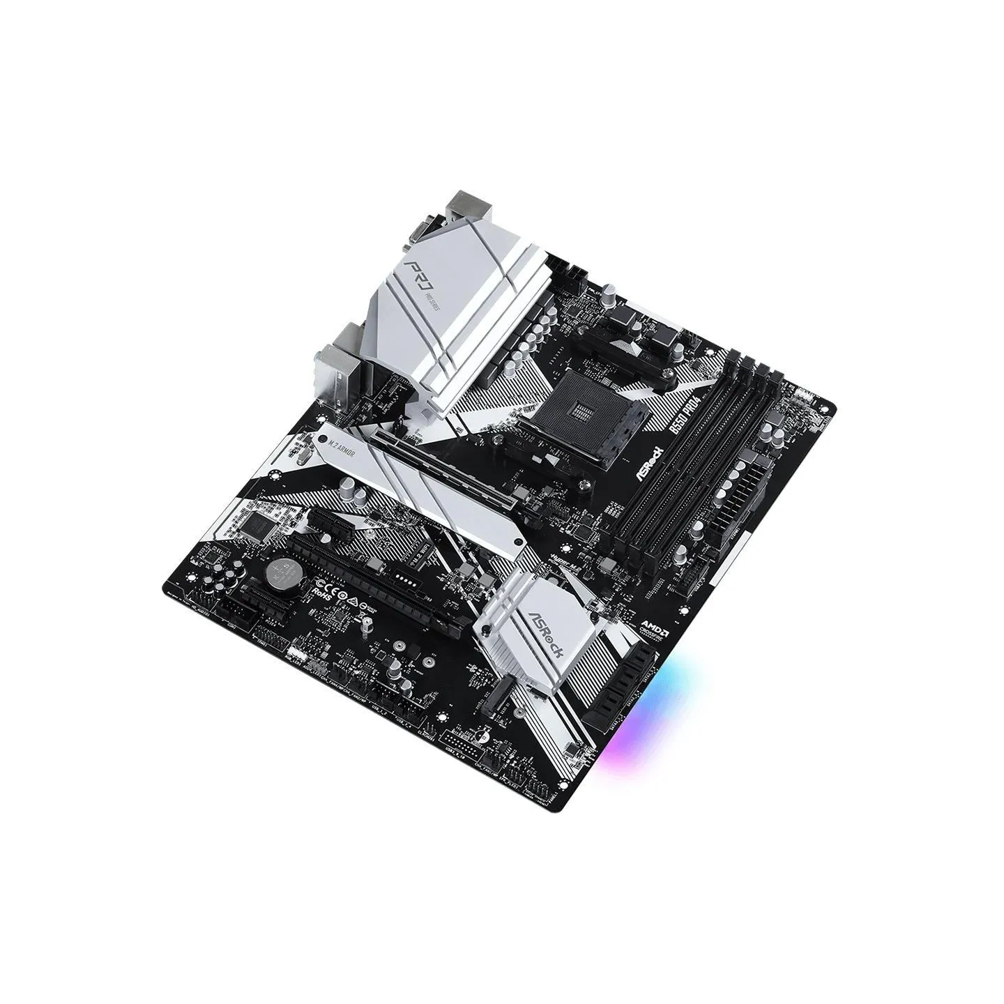 Asrock Mainboard|ASROCK|AMD B550|SAM4|ATX|2xPCI-Express 3.0 1x|1xPCI-Express 3.0 16x|2xM.2|1xPCI-Express 4.0 16x|Memory DDR4|Mem