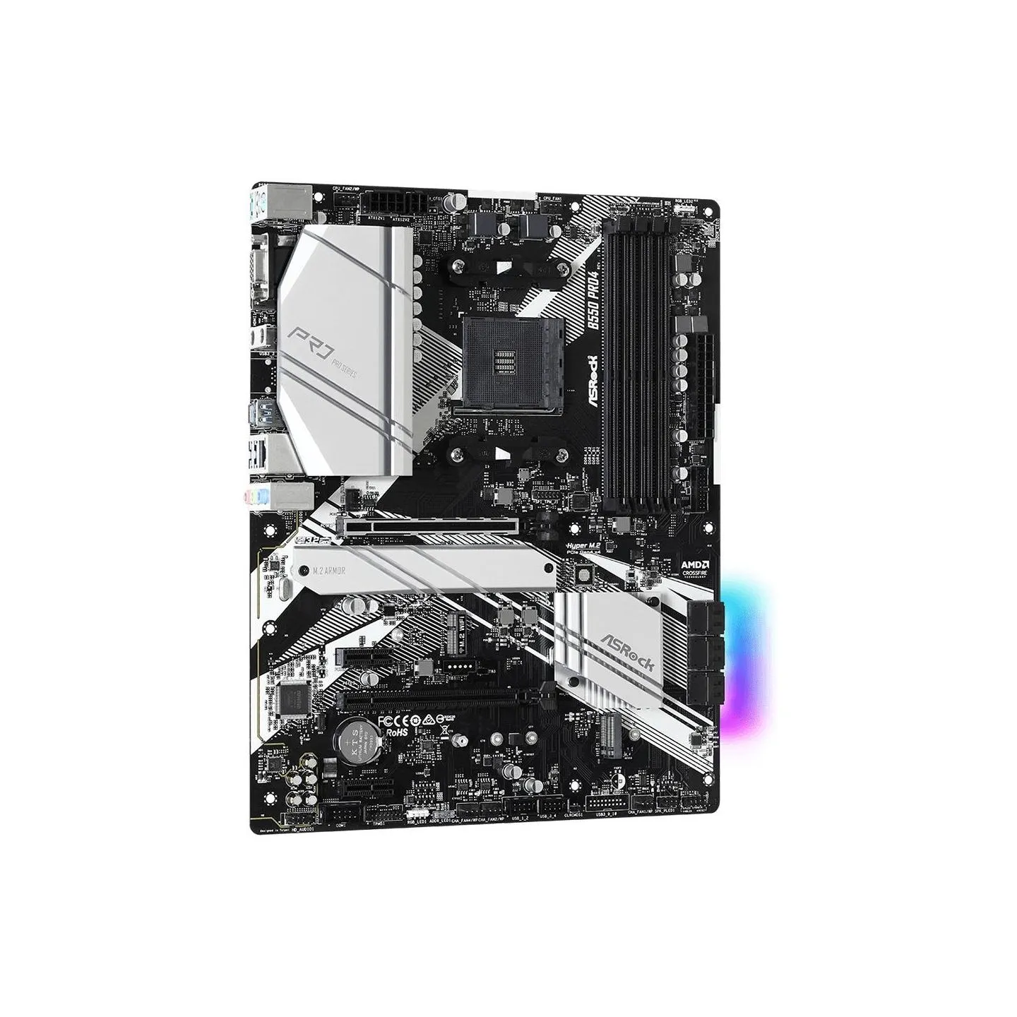 Asrock Mainboard|ASROCK|AMD B550|SAM4|ATX|2xPCI-Express 3.0 1x|1xPCI-Express 3.0 16x|2xM.2|1xPCI-Express 4.0 16x|Memory DDR4|Mem