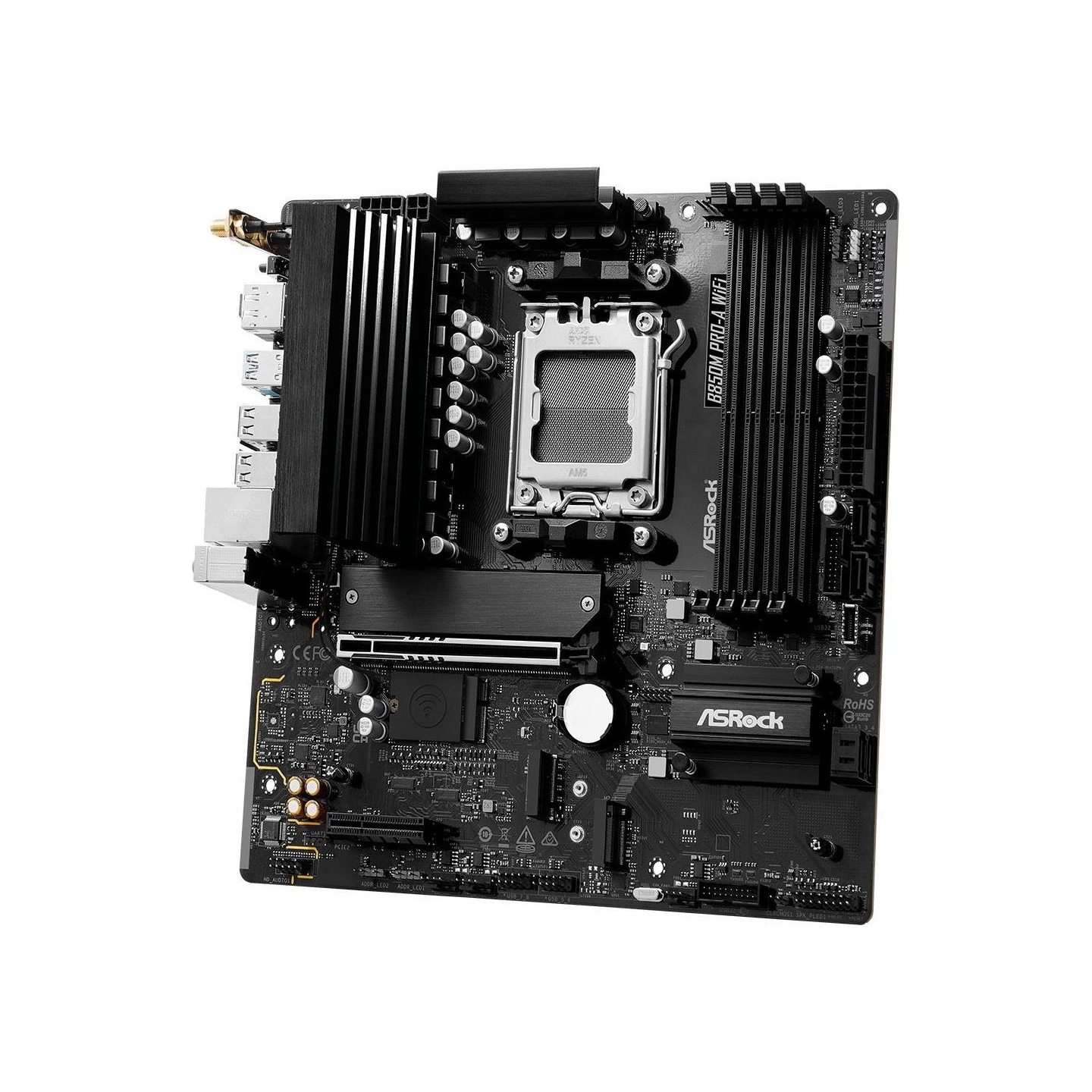 Asrock Mainboard|ASROCK|1xPCI-Express 4.0 4x	|1xPCI-Express 5.0 16x|1xM.2|1xHDMI|1xDisplayPort|1xAudio-In|1xAudio-Out|1xMicropho