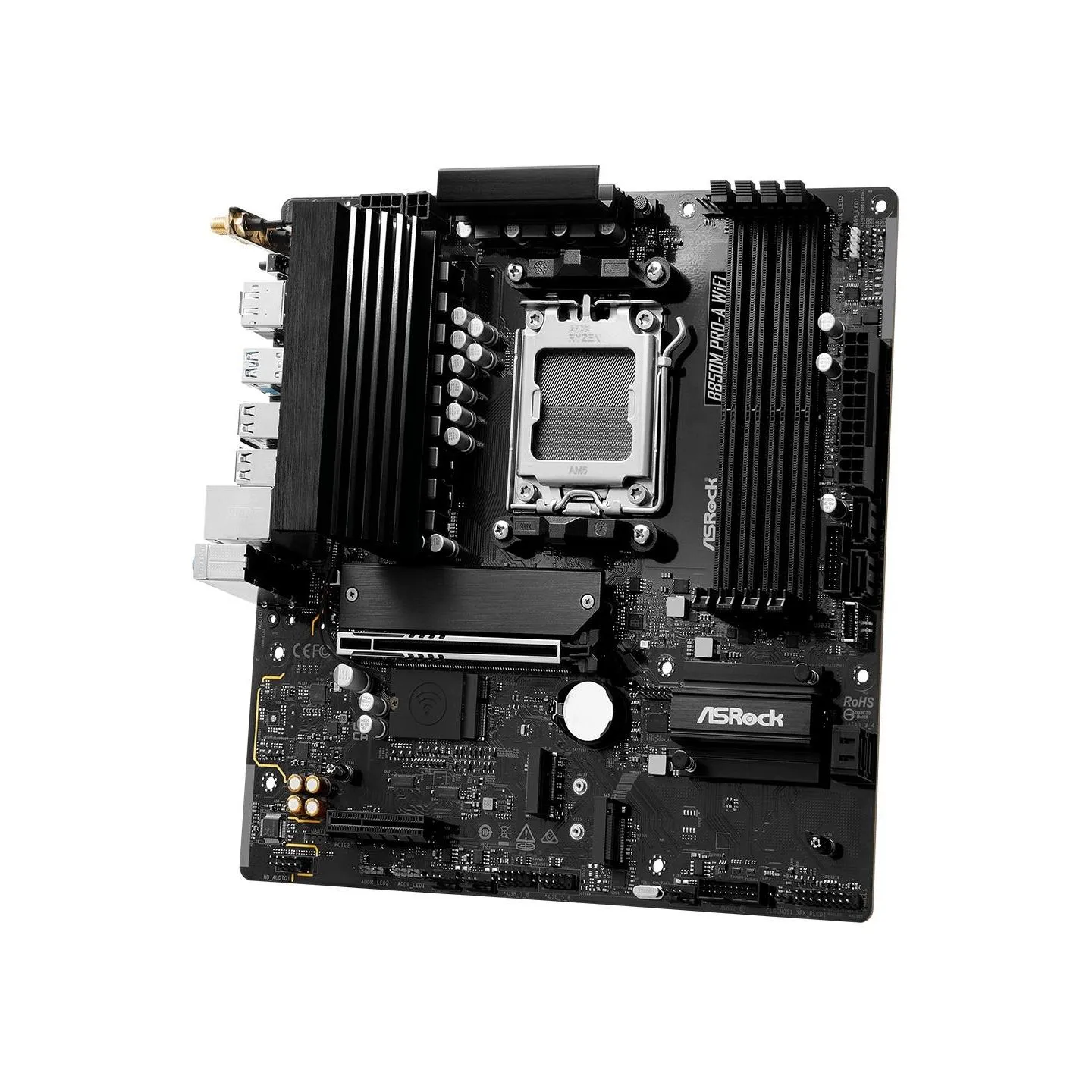 Asrock Mainboard|ASROCK|1xPCI-Express 4.0 4x	|1xPCI-Express 5.0 16x|1xM.2|1xHDMI|1xDisplayPort|1xAudio-In|1xAudio-Out|1xMicropho