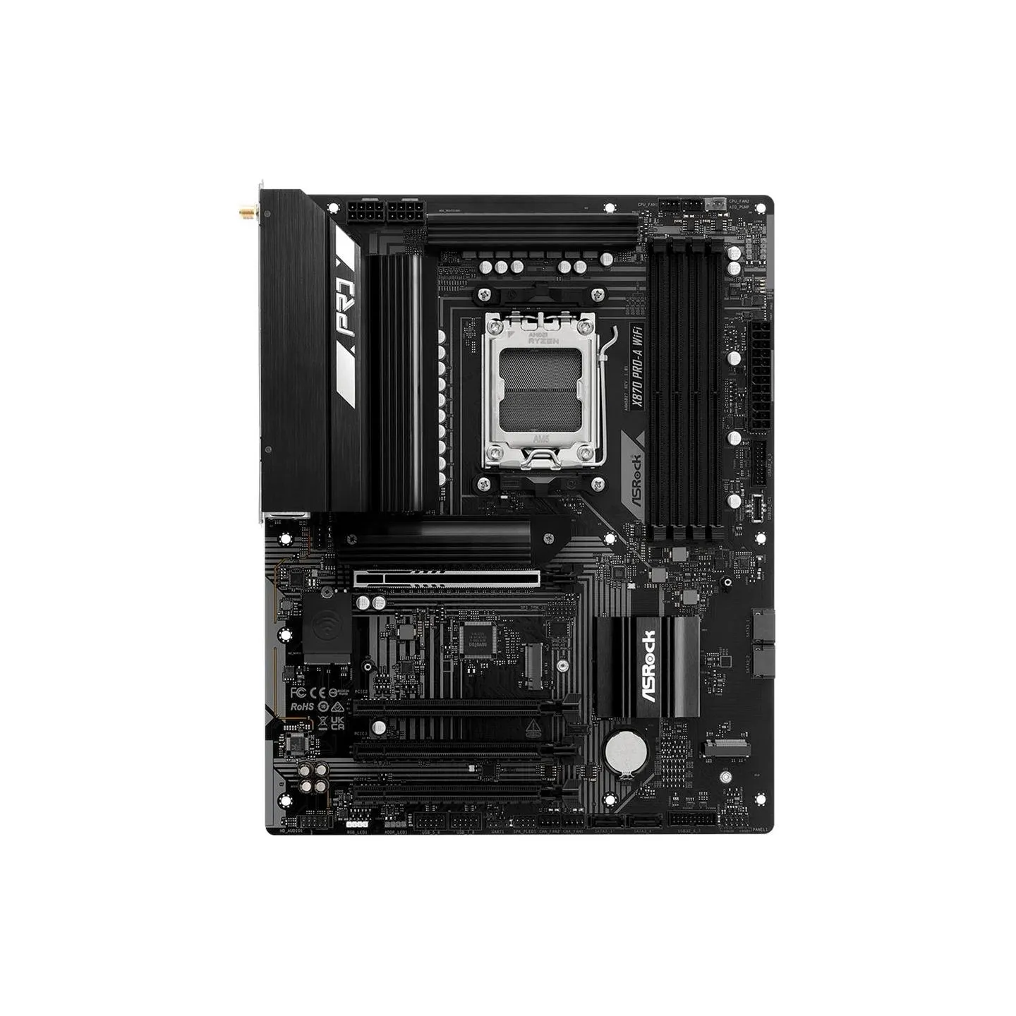 Asrock Mainboard|ASROCK|AMD X870|SAM5|ATX|Memory DDR5|Memory slots 4|X870PRO-AWIFI