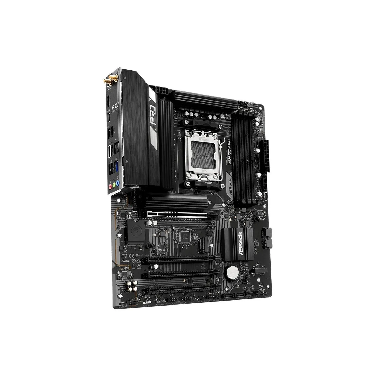 Asrock Mainboard|ASROCK|AMD X870|SAM5|ATX|Memory DDR5|Memory slots 4|X870PRO-AWIFI