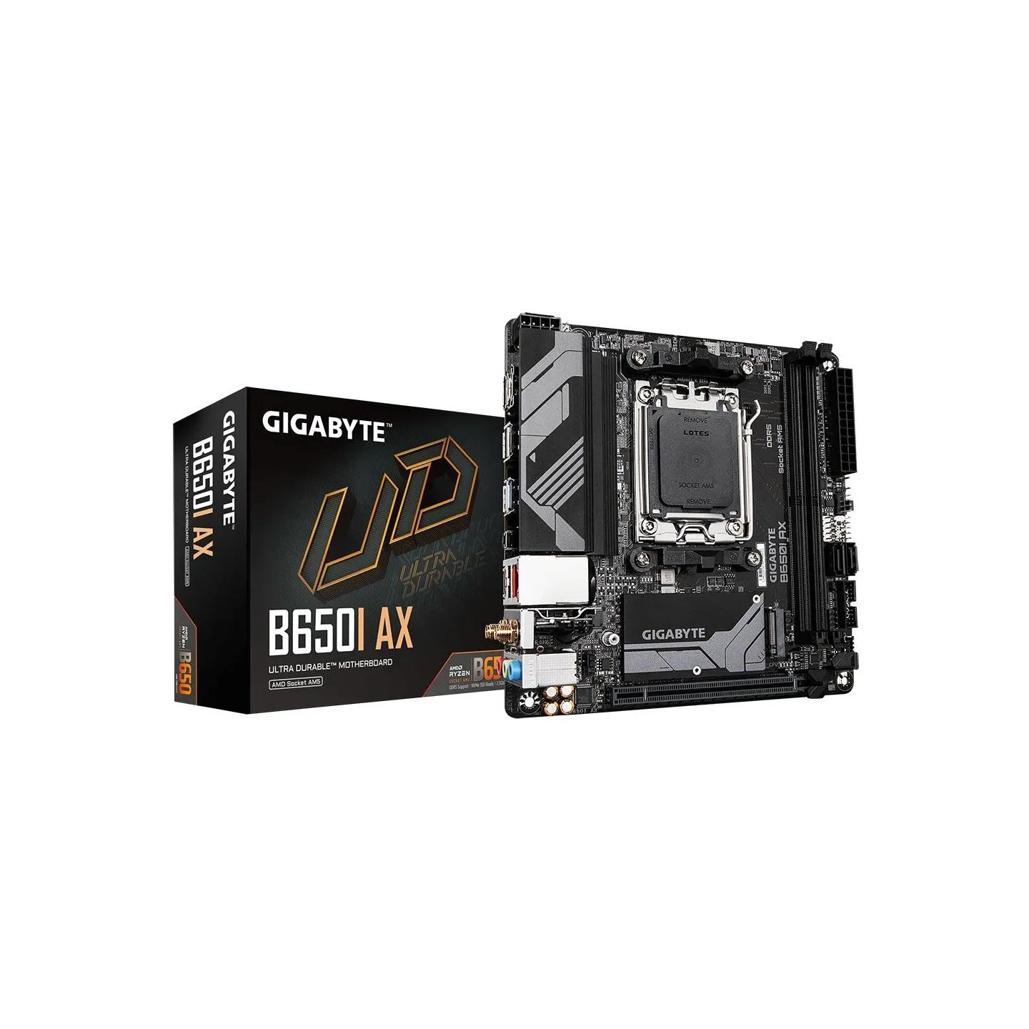 Gigabyte Mainboard|GIGABYTE|AMD B650|Socket AM5|mini ITX|RAM DDR5-SDRAM|2xSlots|Wi-Fi Yes|Bluetooth Yes|1xNumber of M.2 (M) slot