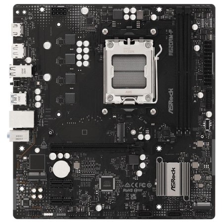 Asrock Mainboard|ASROCK|AMD A620A|Socket AM5|micro ATX|RAM DDR5-SDRAM|2xSlots|1xNumber of M.2 (M) slots|A620AM-P