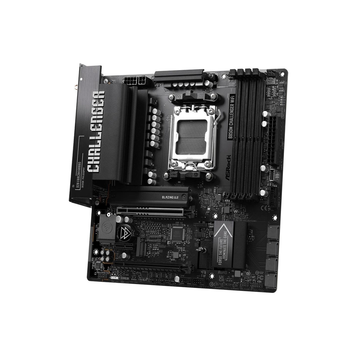 Asrock Mainboard|ASROCK|AMD B850|Socket AM5|micro ATX|RAM DDR5-SDRAM|4xSlots|Wi-Fi Yes|Bluetooth Yes|1xNumber of M.2 (M) slots|B