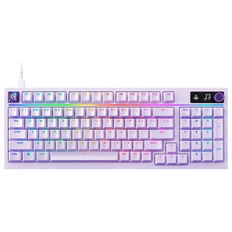 Logitech G316 X 98 Wired Gaming Keyboard - LILAC - US INT'L - USB - EMEA28i - 935 - TACTILE