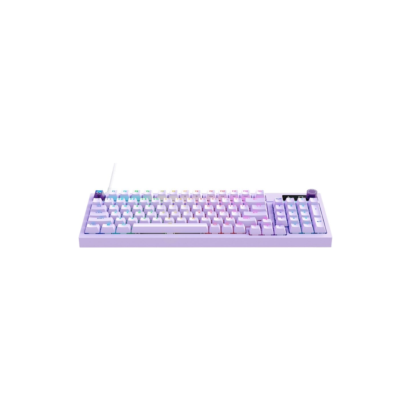 Logitech G316 X 98 Wired Gaming Keyboard - LILAC - US INT'L - USB - EMEA28i - 935 - TACTILE