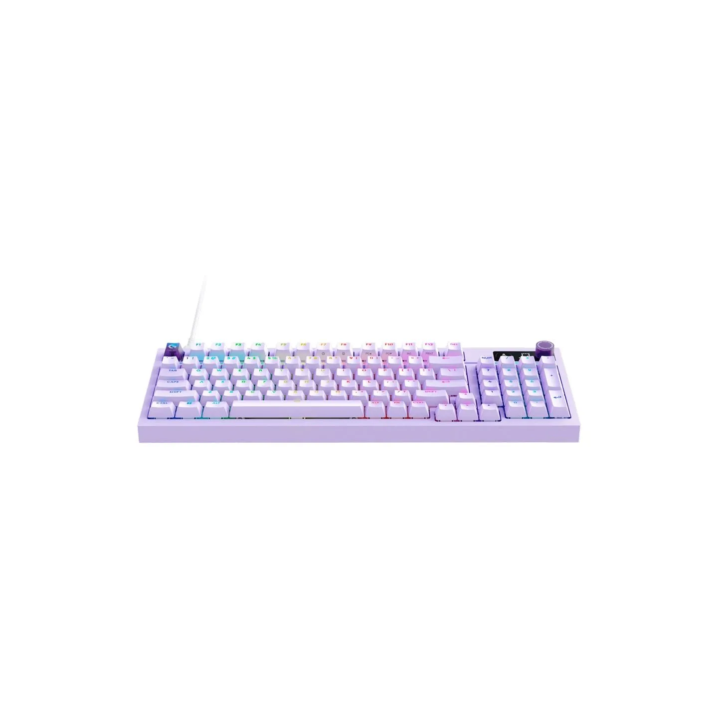 Logitech G316 X 98 Wired Gaming Keyboard - LILAC - US INT'L - USB - EMEA28i - 935 - TACTILE