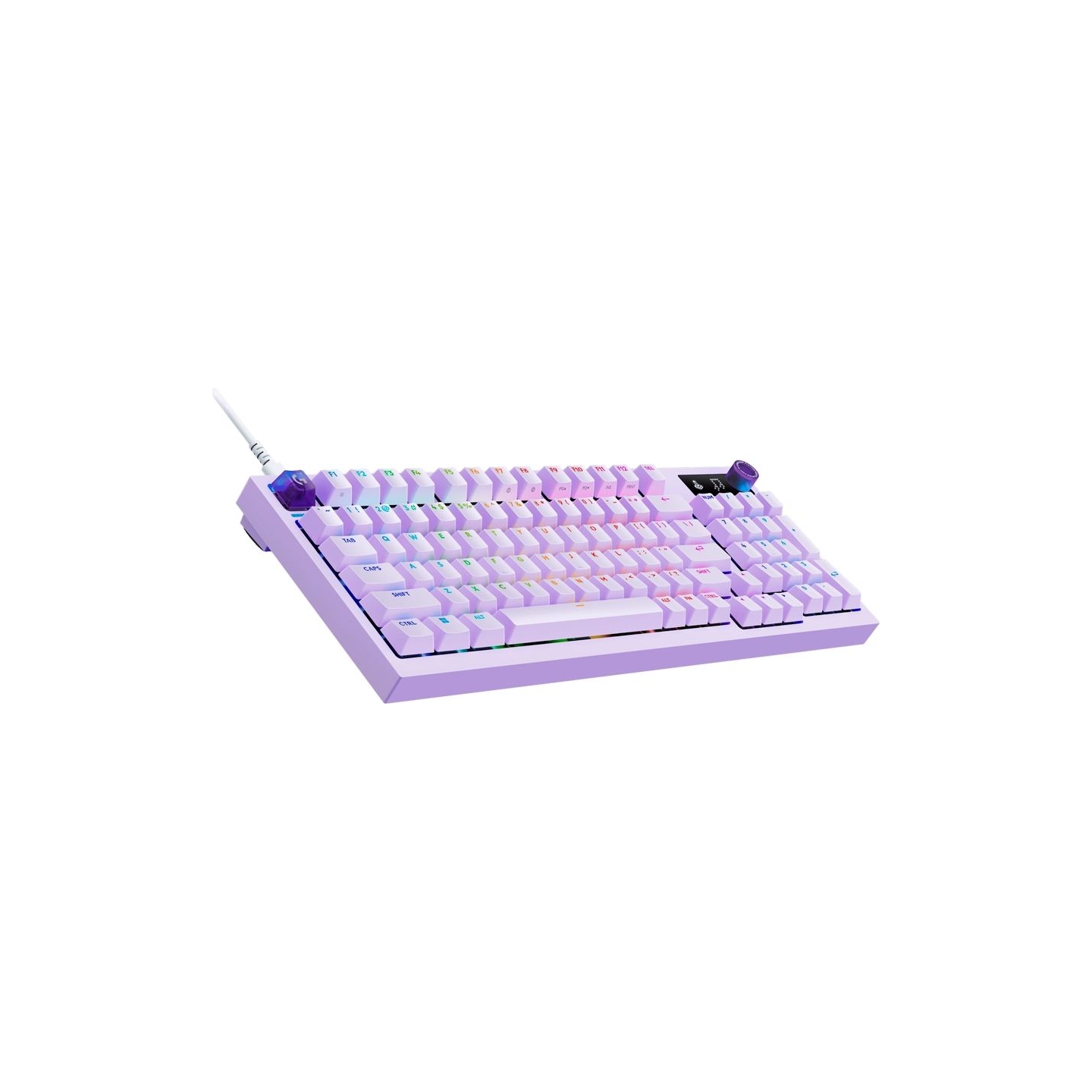 Logitech G316 X 98 Wired Gaming Keyboard - LILAC - US INT'L - USB - EMEA28i - 935 - TACTILE
