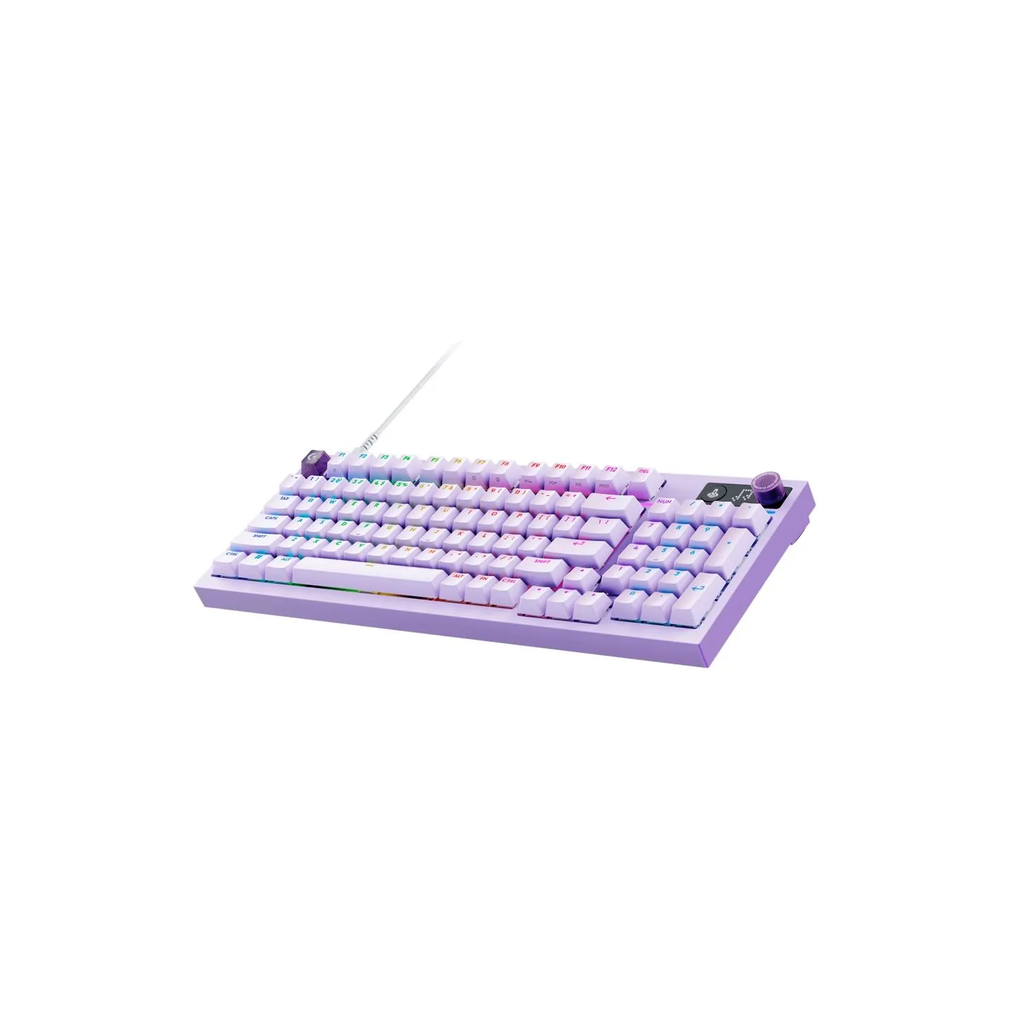 Logitech G316 X 98 Wired Gaming Keyboard - LILAC - US INT'L - USB - EMEA28i - 935 - TACTILE