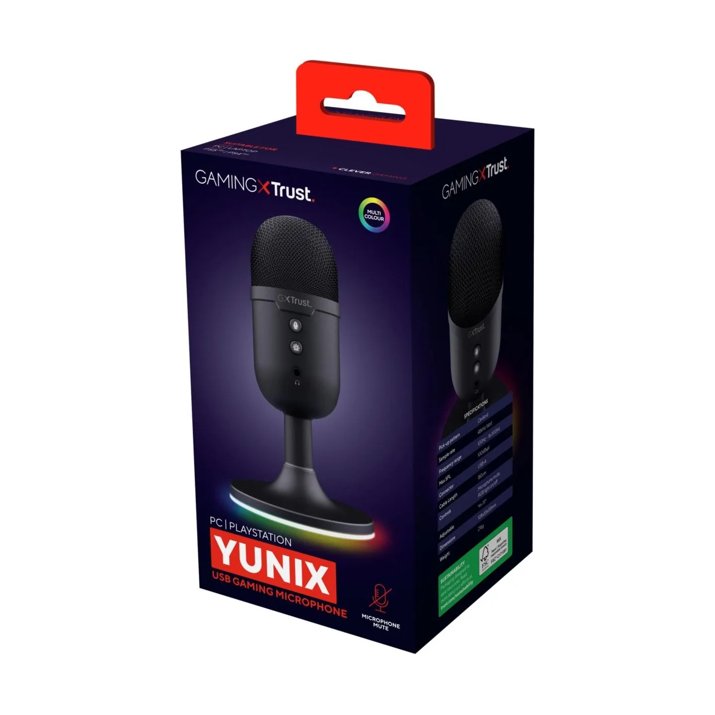 Trust MICROPHONE GXT234 YUNIX USB/BLK 25372 TRUST