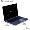 HP EliteBook X G2i 14 - Ultra 5-325, 32GB, 512GB SSD, 14 WUXGA 500-nit Touch AG, 5MP IR cam, 4G/5G Modem, FPR, Nordic backlit ke