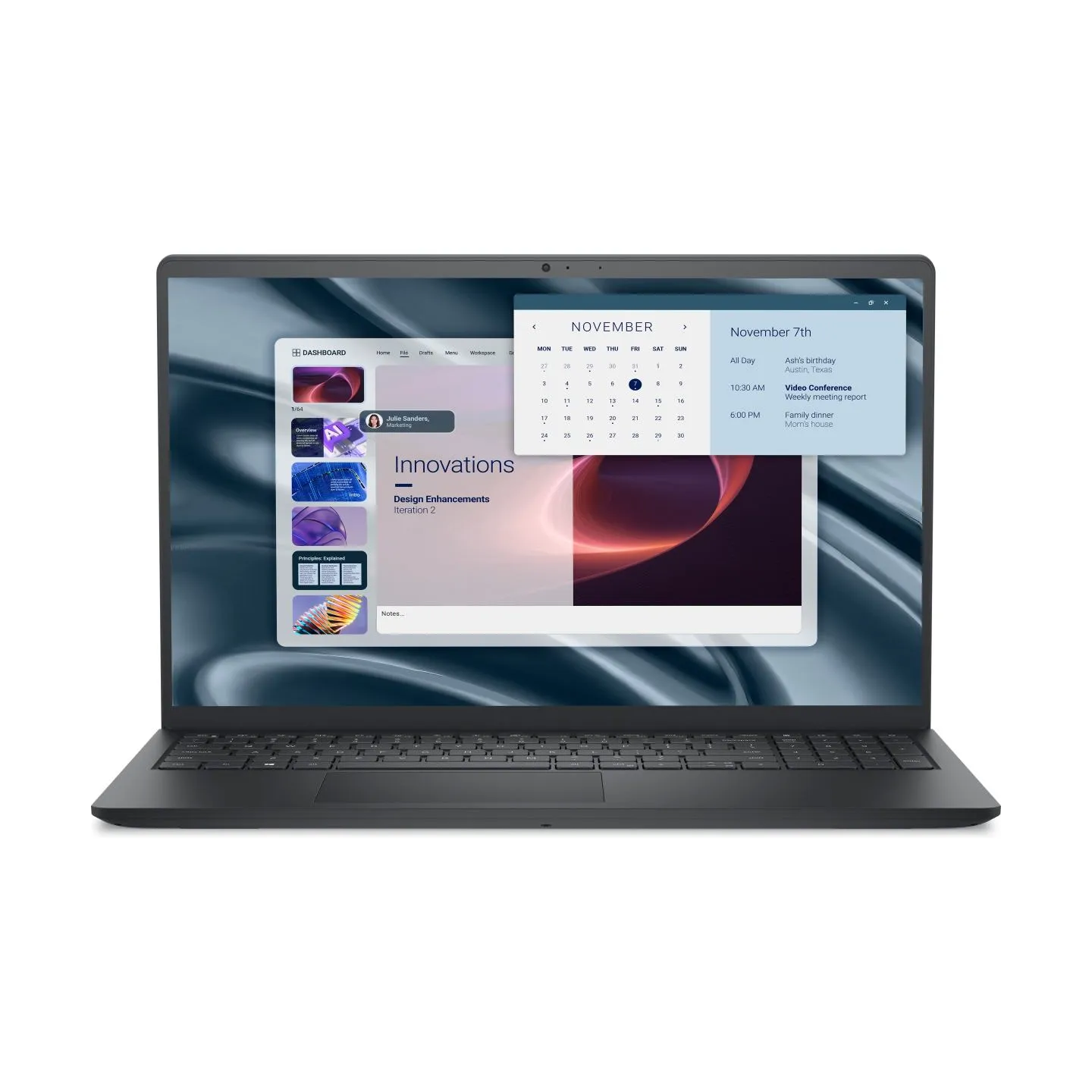 Dell Pro 15 Essential PV15255/ AMD Ryzen 5 7520U/ 8GB/ 512GB SSD/ 15.6" FHD/ WLAN + BT/ US Kb/ W11 Pro/ Carbon Black/ 3yrs Prosu