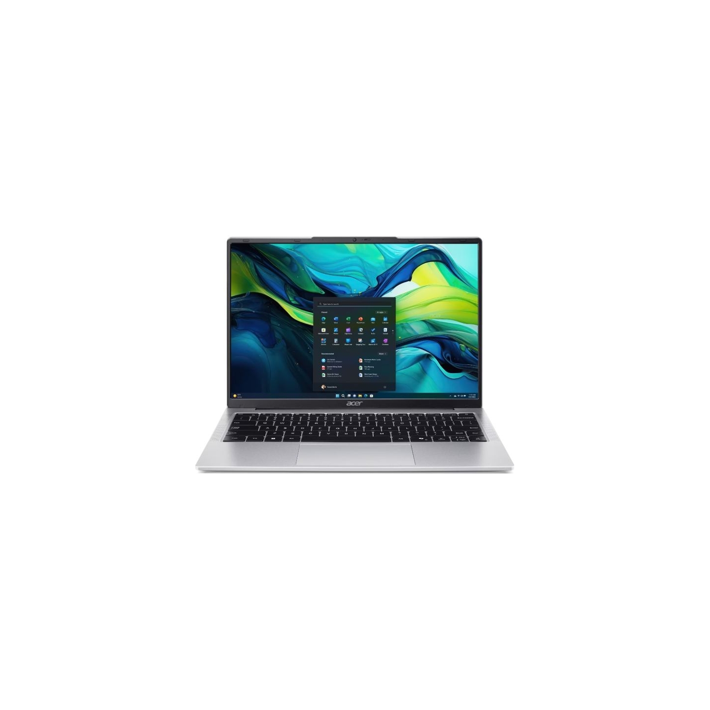 Acer Aspire Lite 14 AL14-44P | Light Silver | 14.5 " | WUXGA | 1920 x 1200 pixels | AMD Ryzen 5 | 7430U | 8 GB | DDR4 SDRAM | So