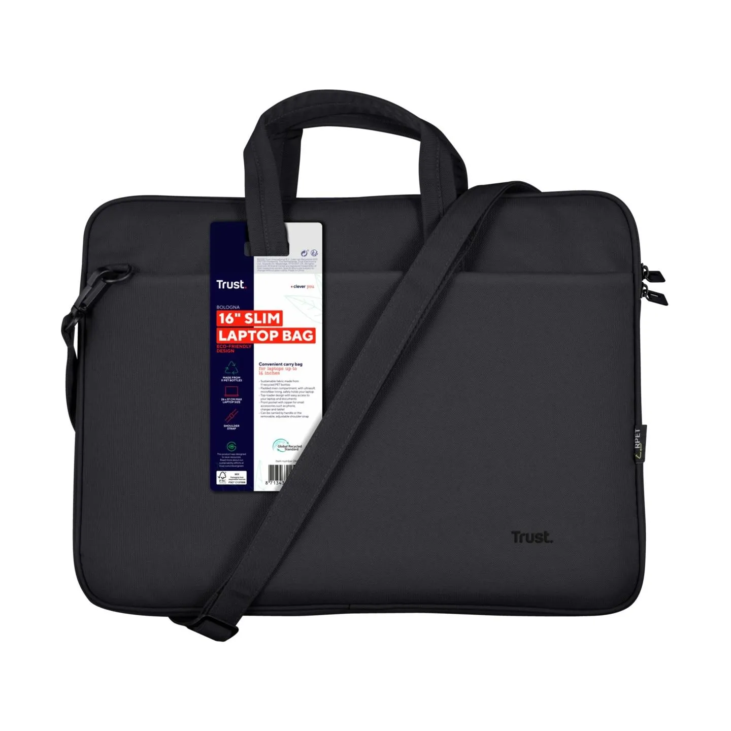 Trust NB CASE ECO 16"/BLACK 24447 TRUST