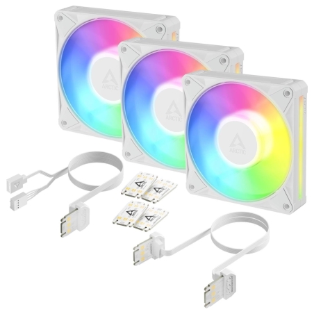 Arctic CASE FAN 120MM BIONIX P12 ARGB/3-PACK WHT ACFAN00338A ARCTIC
