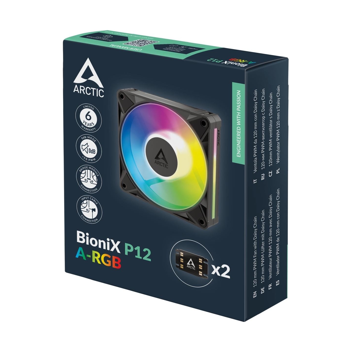 Arctic CASE FAN 120MM BIONIX P12 ARGB/ACFAN00335A ARCTIC