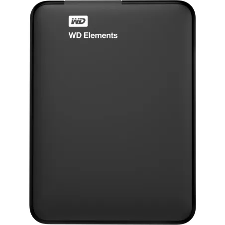 WD External HDD|WESTERN DIGITAL|Elements Portable|4TB|USB 3.0|Colour Black|WDBU6Y0040BBK-WESN