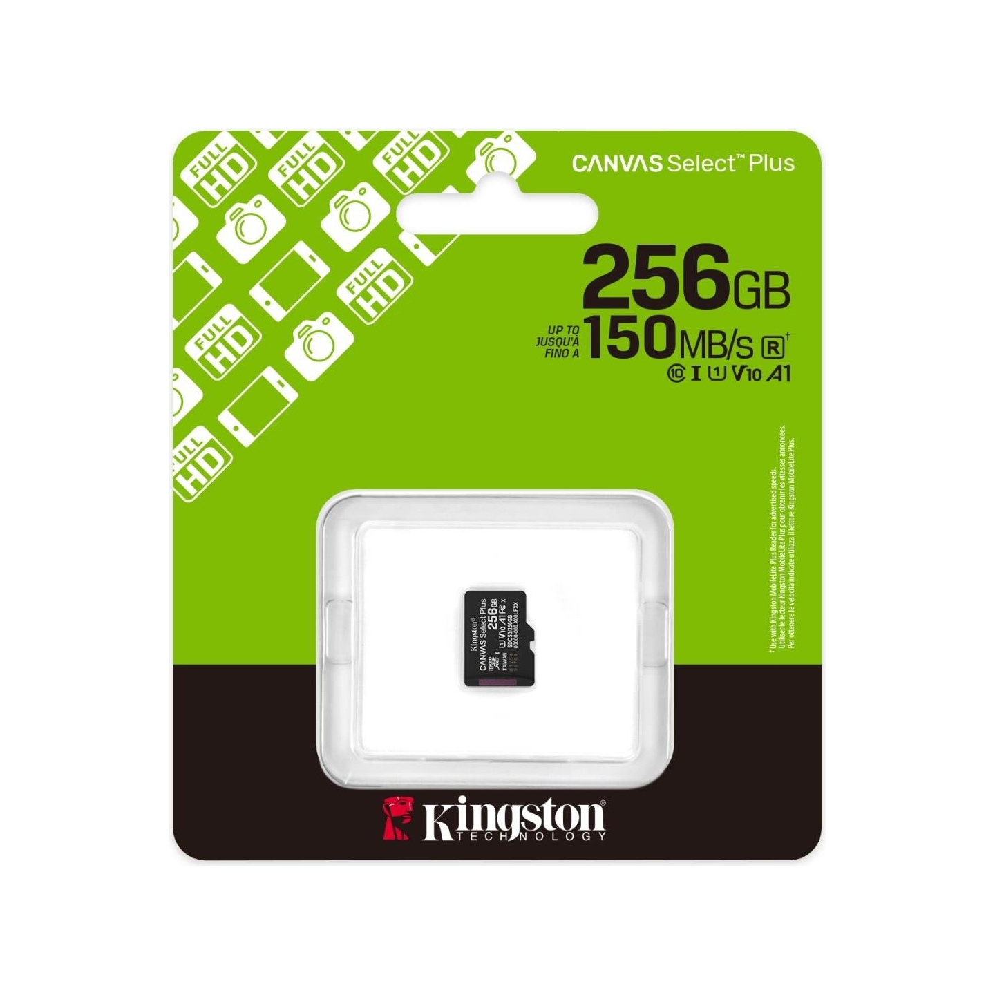 Kingston MEMORY MICRO SDXC 256GB UHS-I/SDCS3/256GBSP KINGSTON
