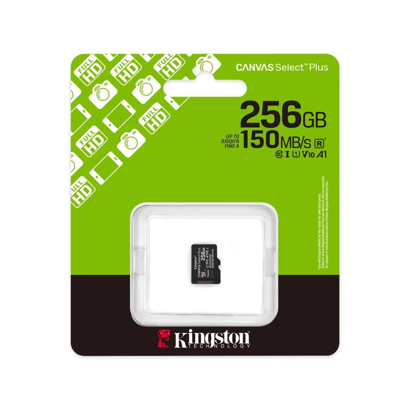 Kingston MEMORY MICRO SDXC 256GB UHS-I/SDCS3/256GBSP KINGSTON