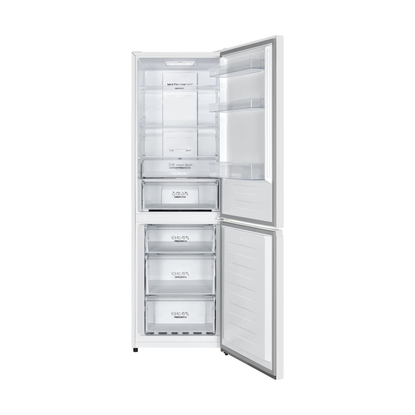 Gorenje N619EAW4 | Energy efficiency class E | Free standing | Combi | Height 186 cm | No Frost system | Fridge net capacity 207