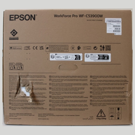 Epson WorkForce Pro WF-C5390DW |  Epson | WorkForce Pro | WF-C5390DW | Inkjet | Colour | Inkjet Printer | A4 | Wi-Fi | DAMAGED P