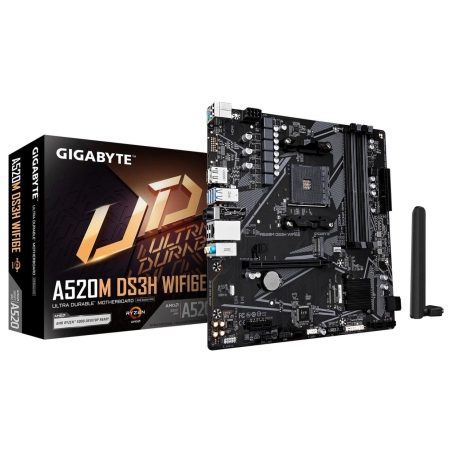 Gigabyte Motherboard A520M DS3H WF6E AM4 4DDR4 mATX