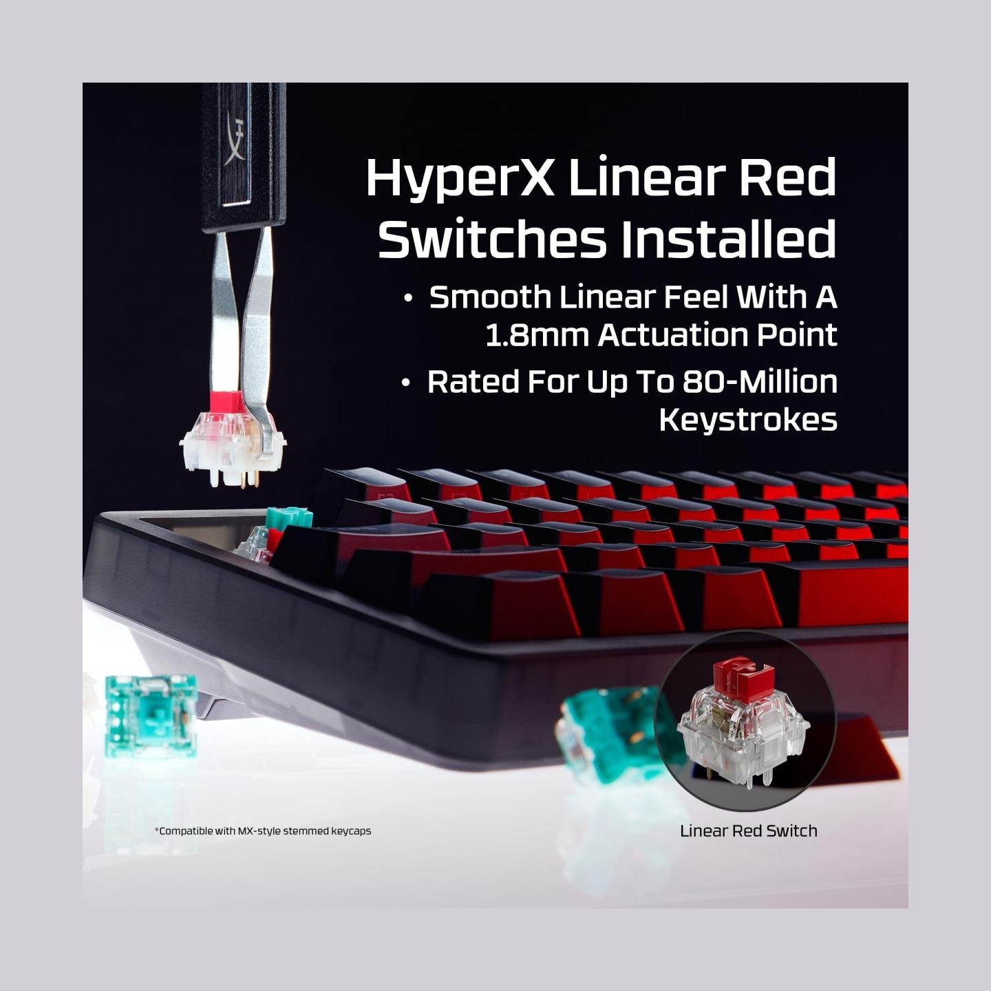 Hyperx Keyboard gaming Origins 2 65 - B4QS3AA#ABA